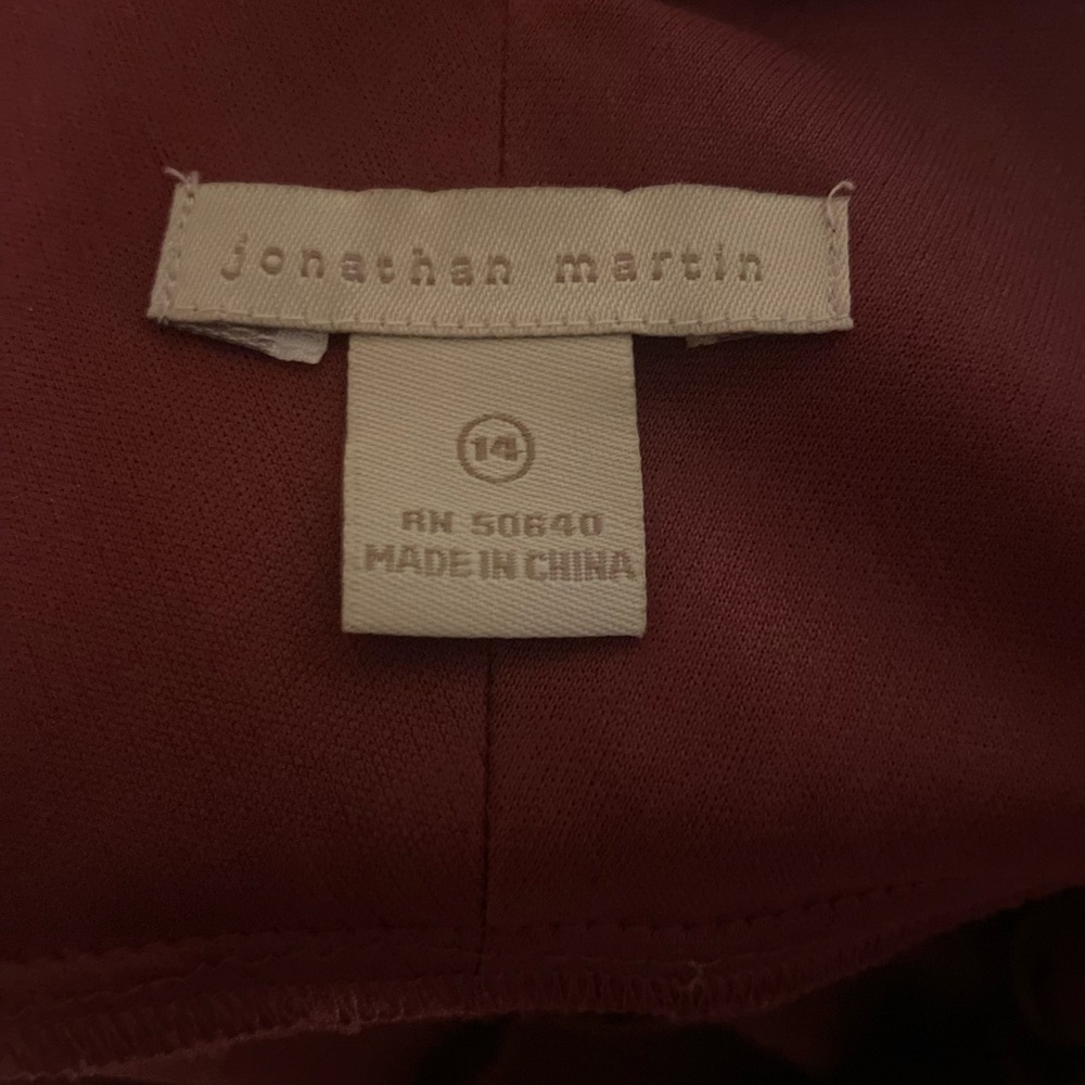 Jonathan Martin Burgundy Top